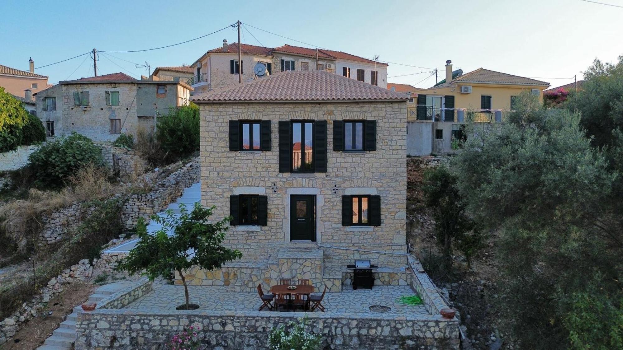 Chrysavgi Stone House Villa Katomerion Buitenkant foto